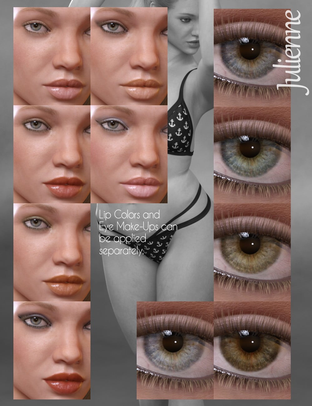 Julienne HD for Genesis 8 Female