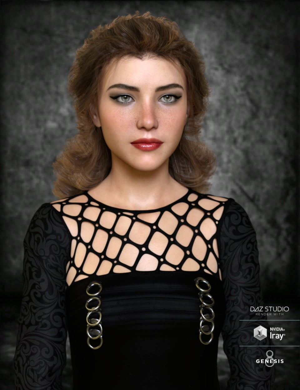 Jolie Hair for Genesis 3 and Genesis 8 Female(s)