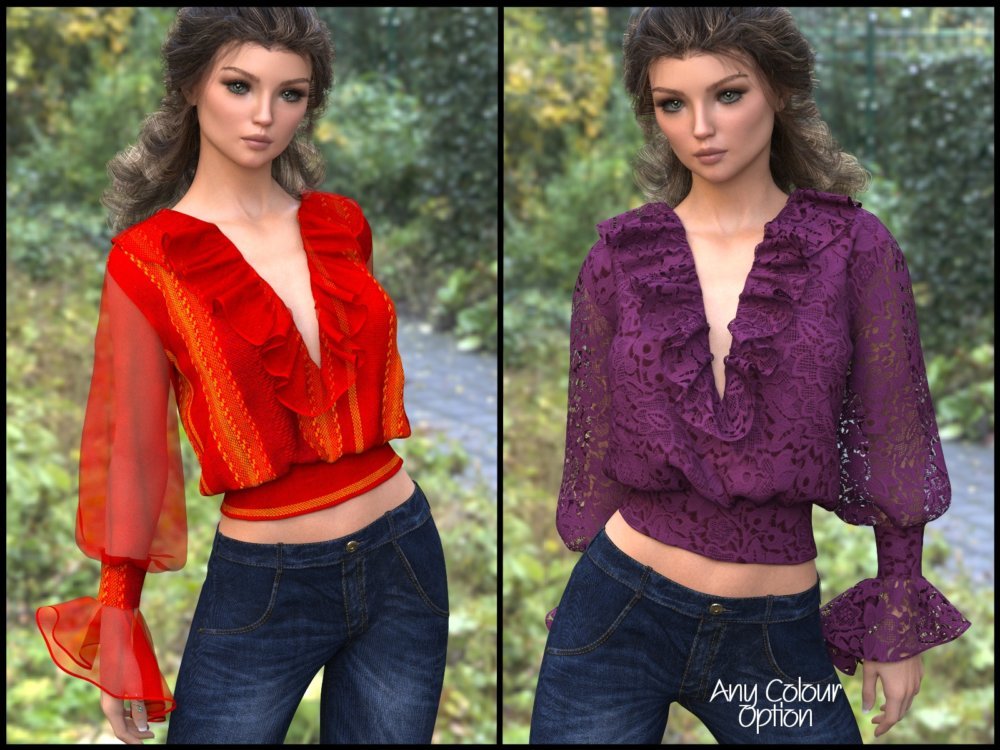 7th Ave: dForce - Poets Shirt for G8F