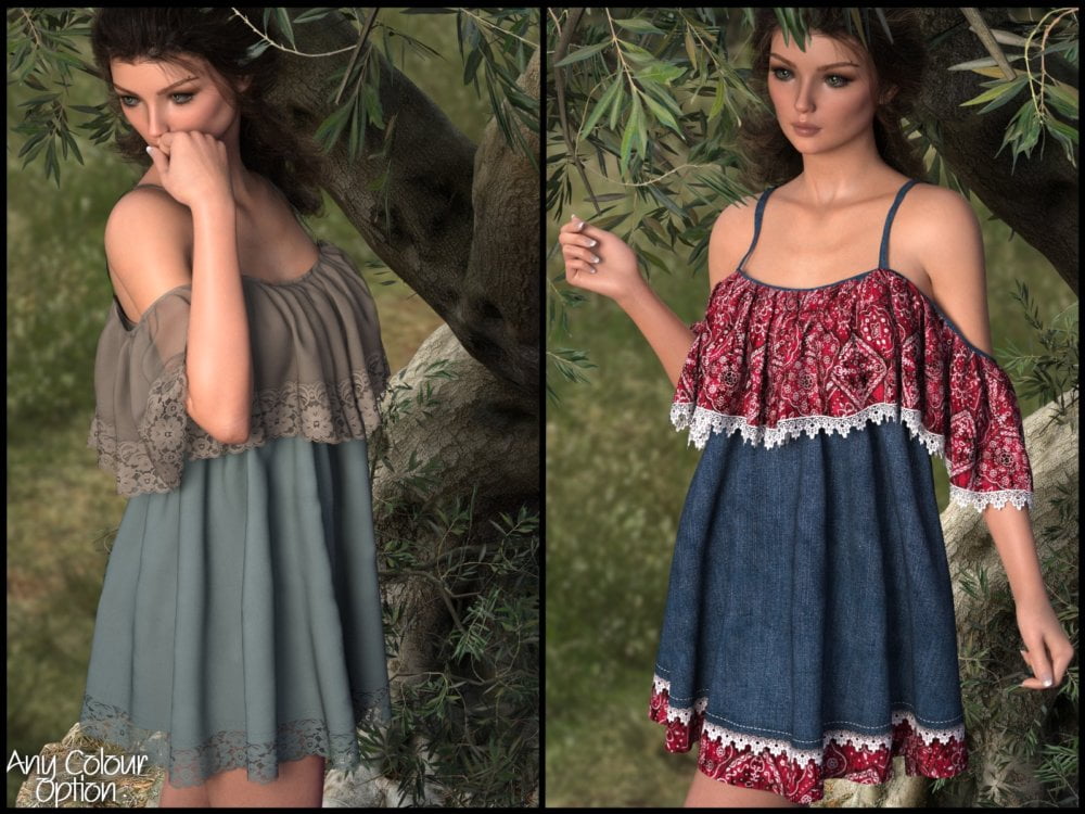 7th Ave: dForce - Gypsy Dress for G8F