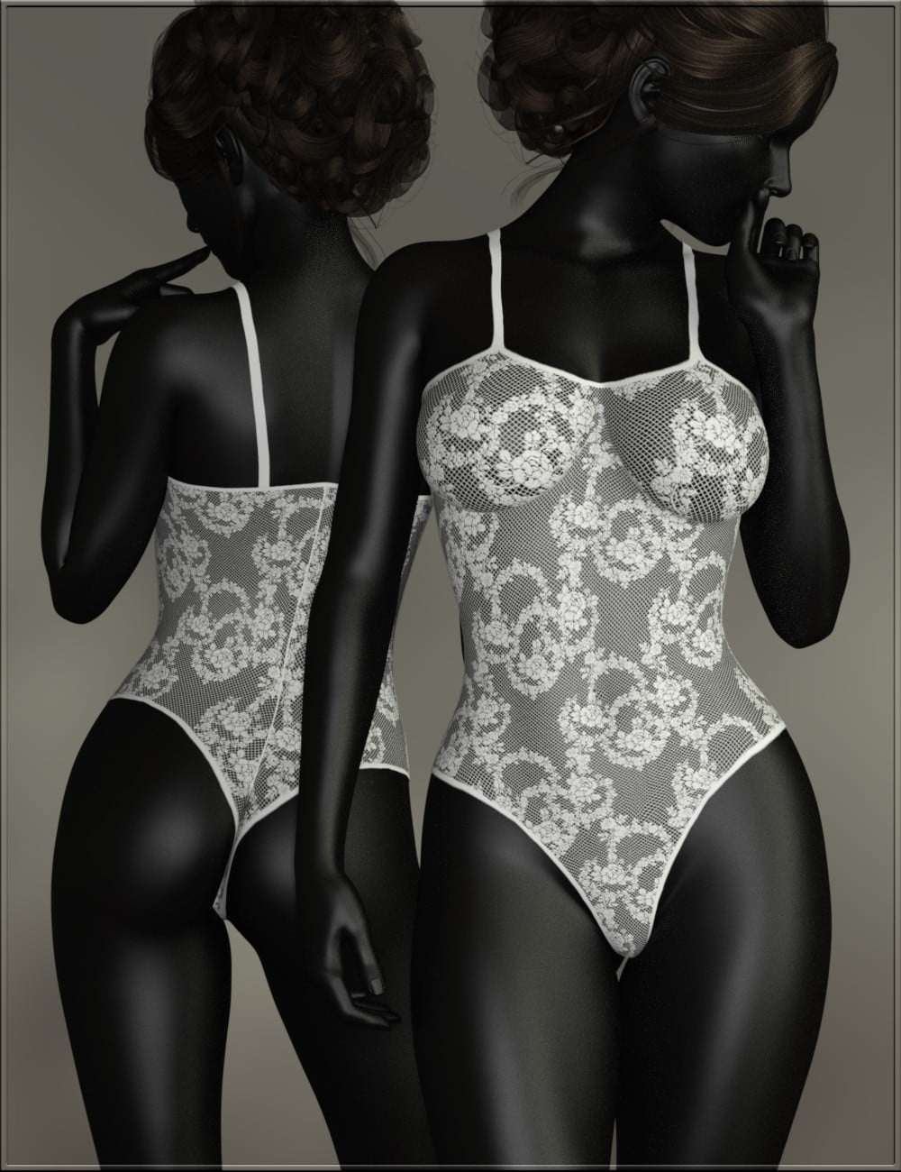 Sexy Skinz – Lace Bodysuits for Genesis 8 Female