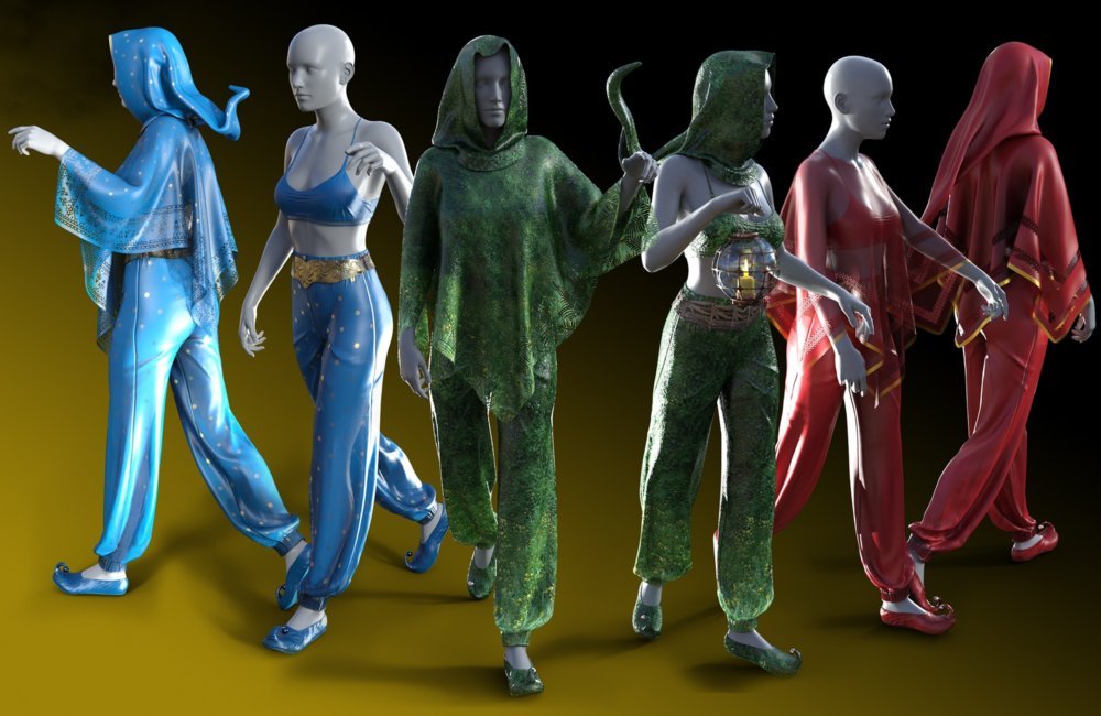 dForce Tabina Outfit for Genesis 8 Female(s)