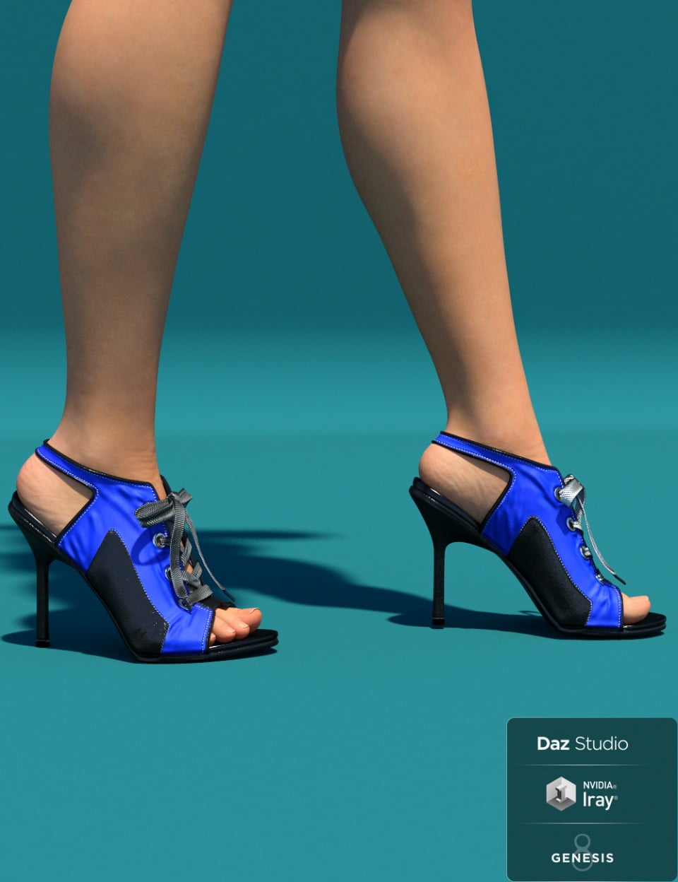 OT Sneaker Heel for Genesis 8 Female(s)