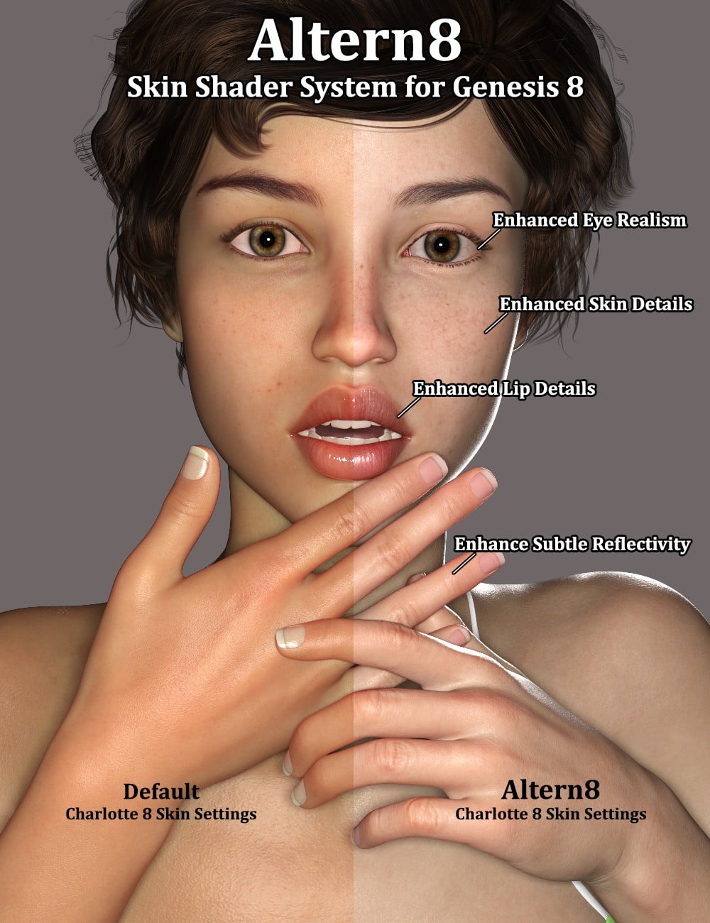 Altern8 - Skin Shader System for Genesis 8