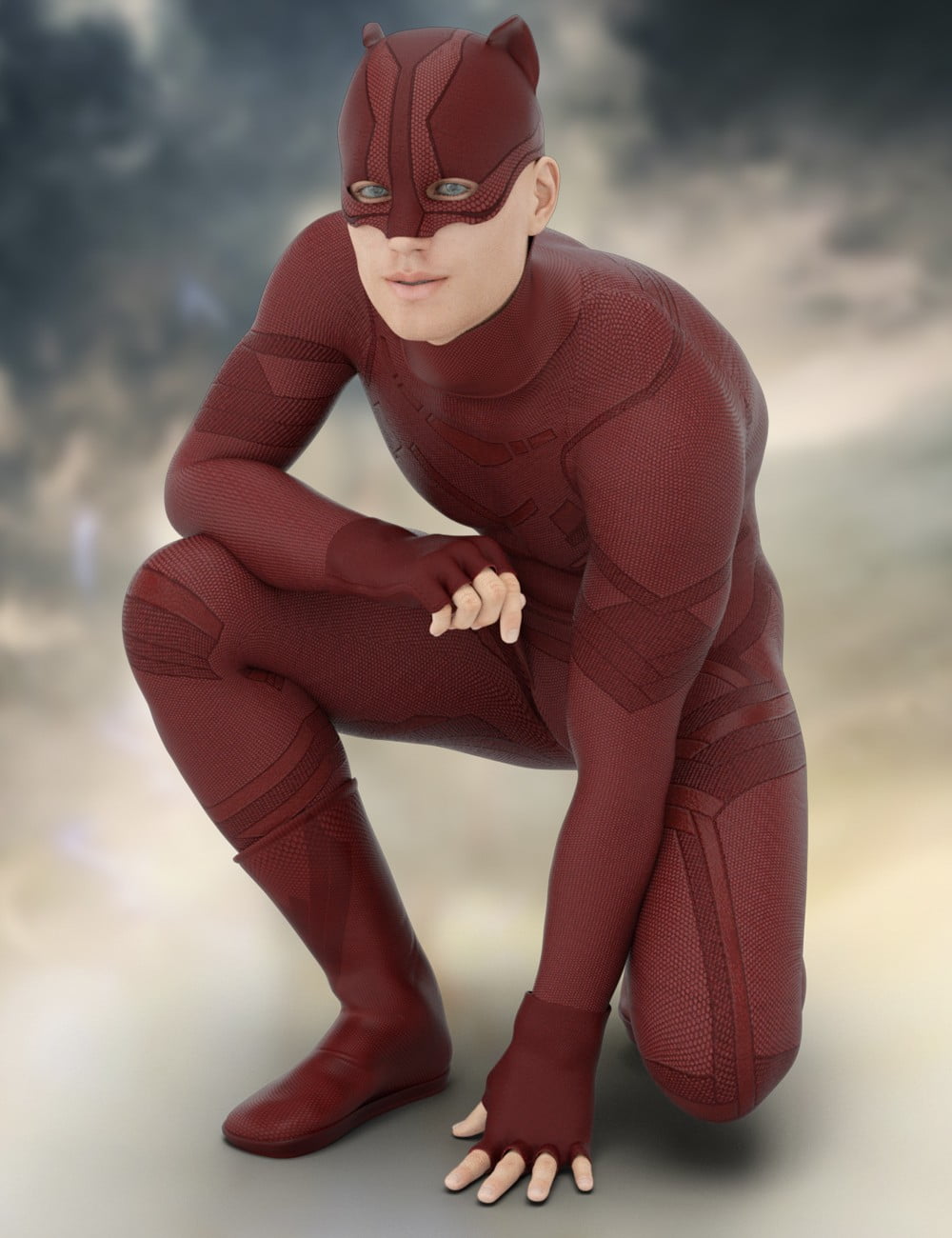 X-Fashion Dark Cat Outfit for Genesis 8 Male(s)