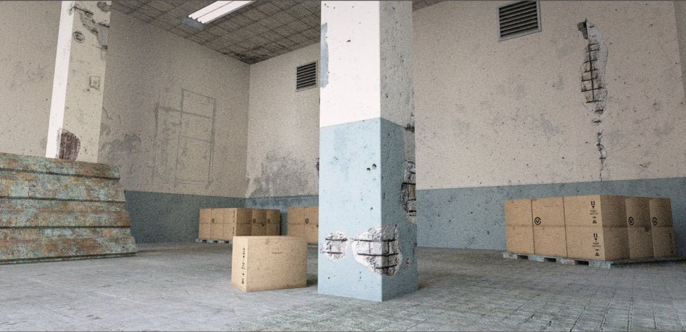 Industrial Storage Unit Interior