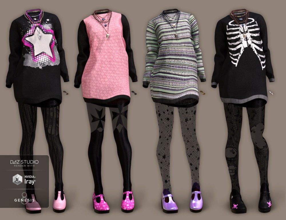 Slouchy Sweater Outfit Textures