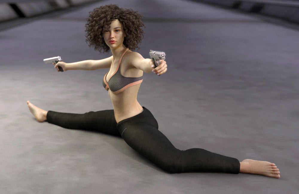 Spy Girl Poses for Genesis 8 Female and Victoria 8