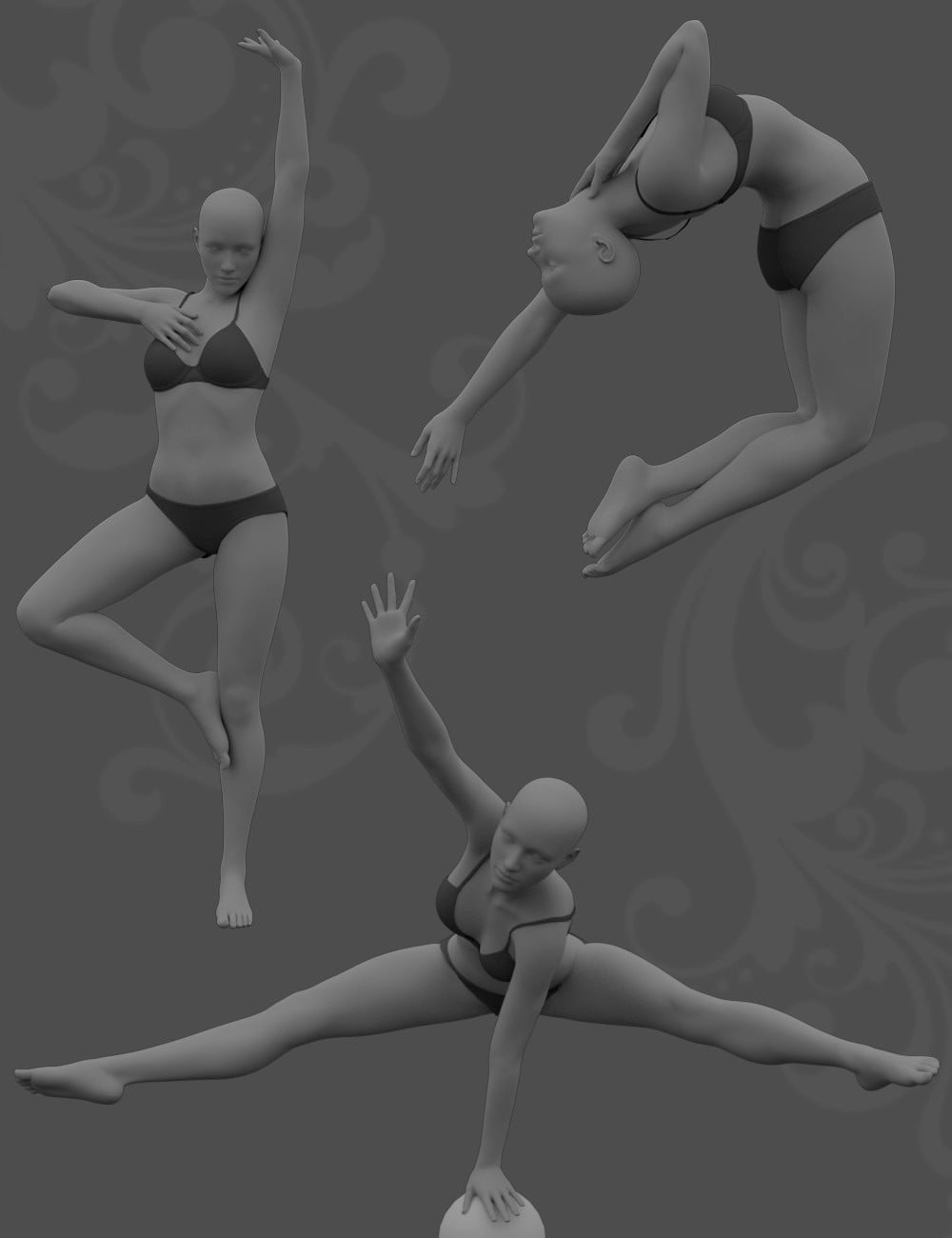 Balance Poses for Genesis 8 Female