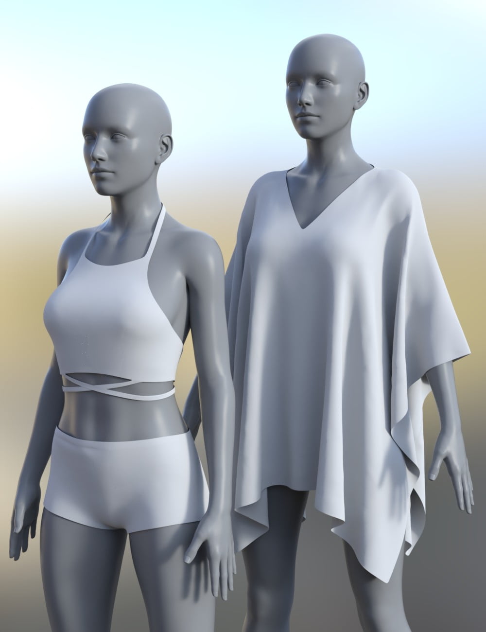 dForce Beauty and the Beach for Genesis 8 Female