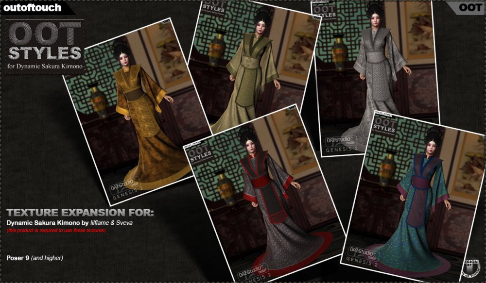 OOT Styles for Dynamic Sakura Kimono