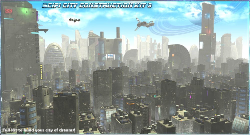 SciFi City Construction Set 3