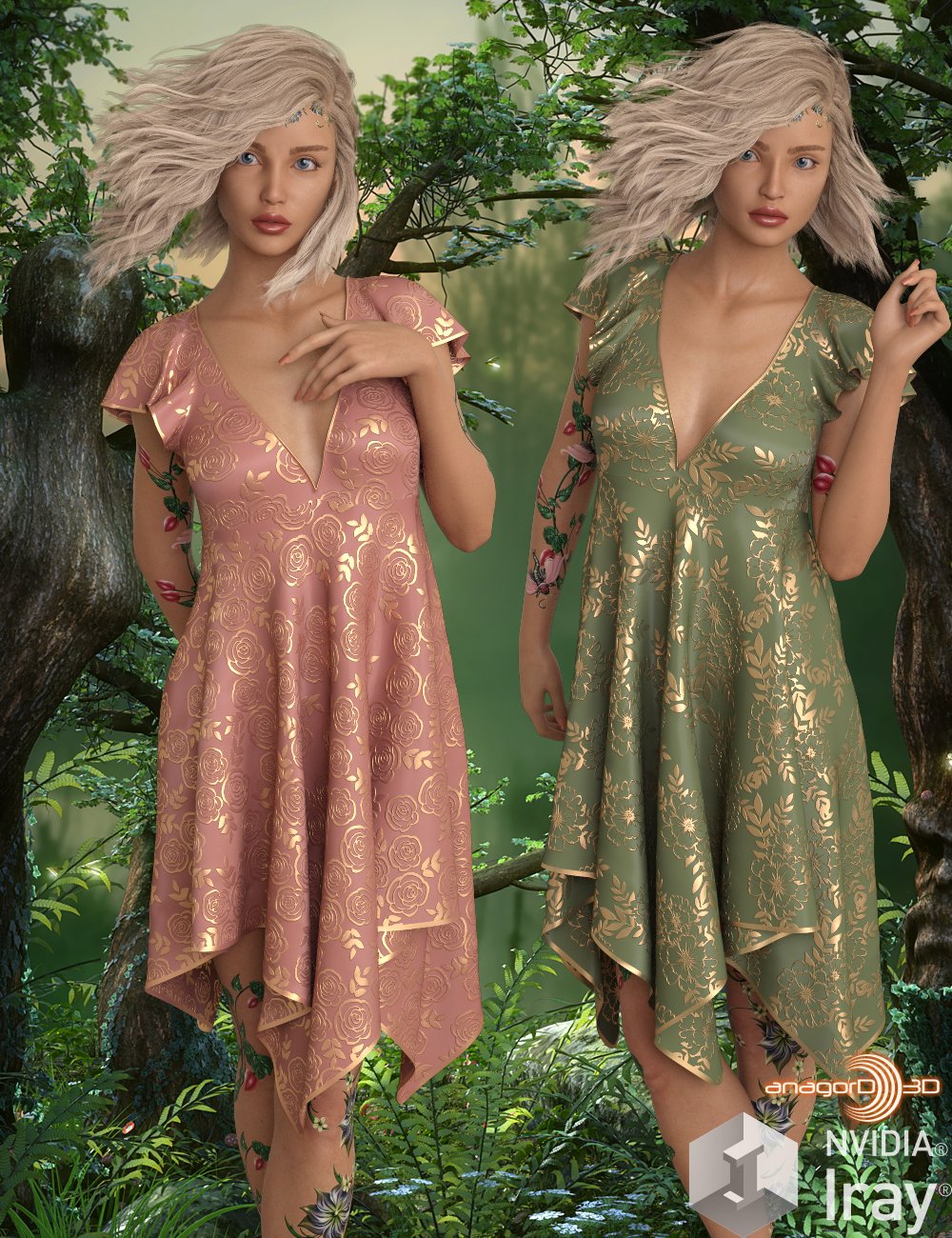 VERSUS - dForce - Handkerchief Dress for G8F