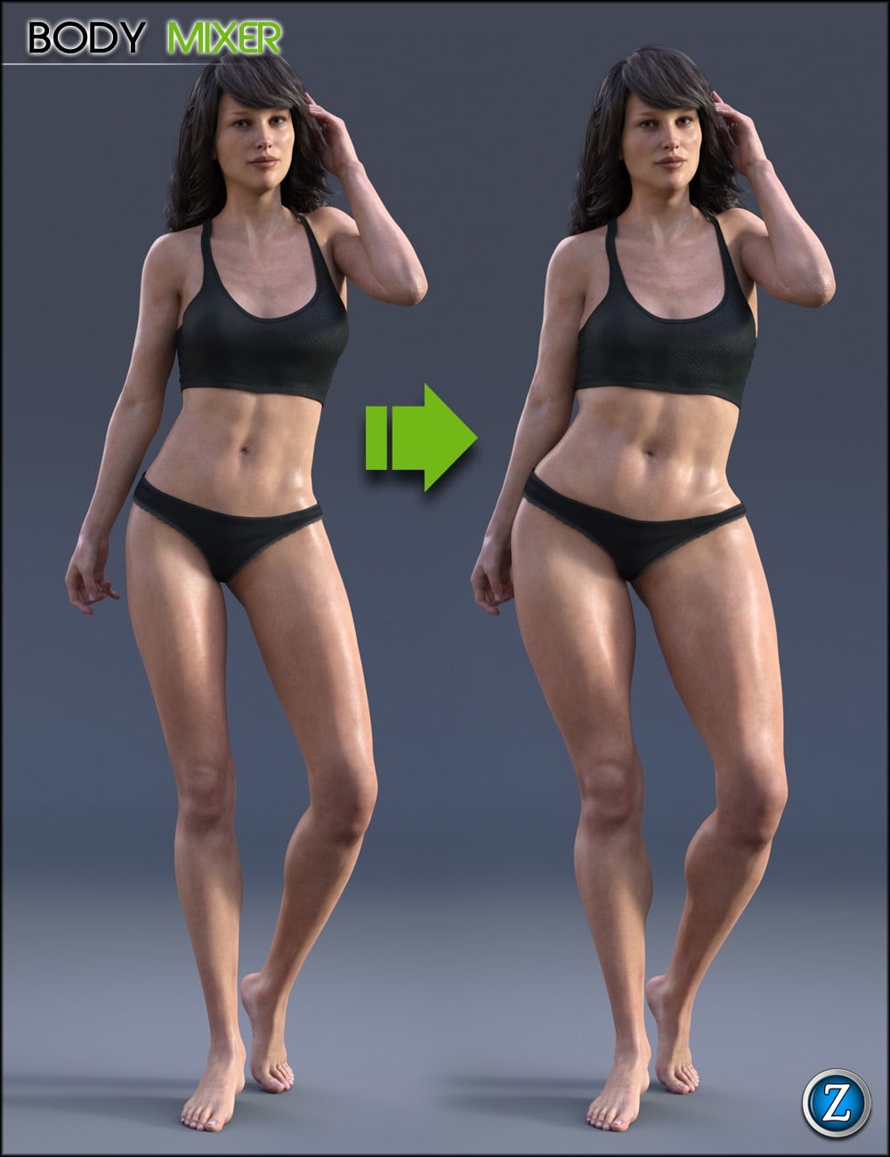 Body Mixer for Genesis 3 and 8 Female