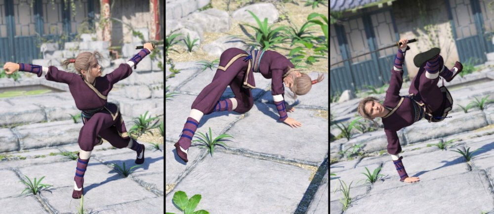 Byzantine Warrior Poses