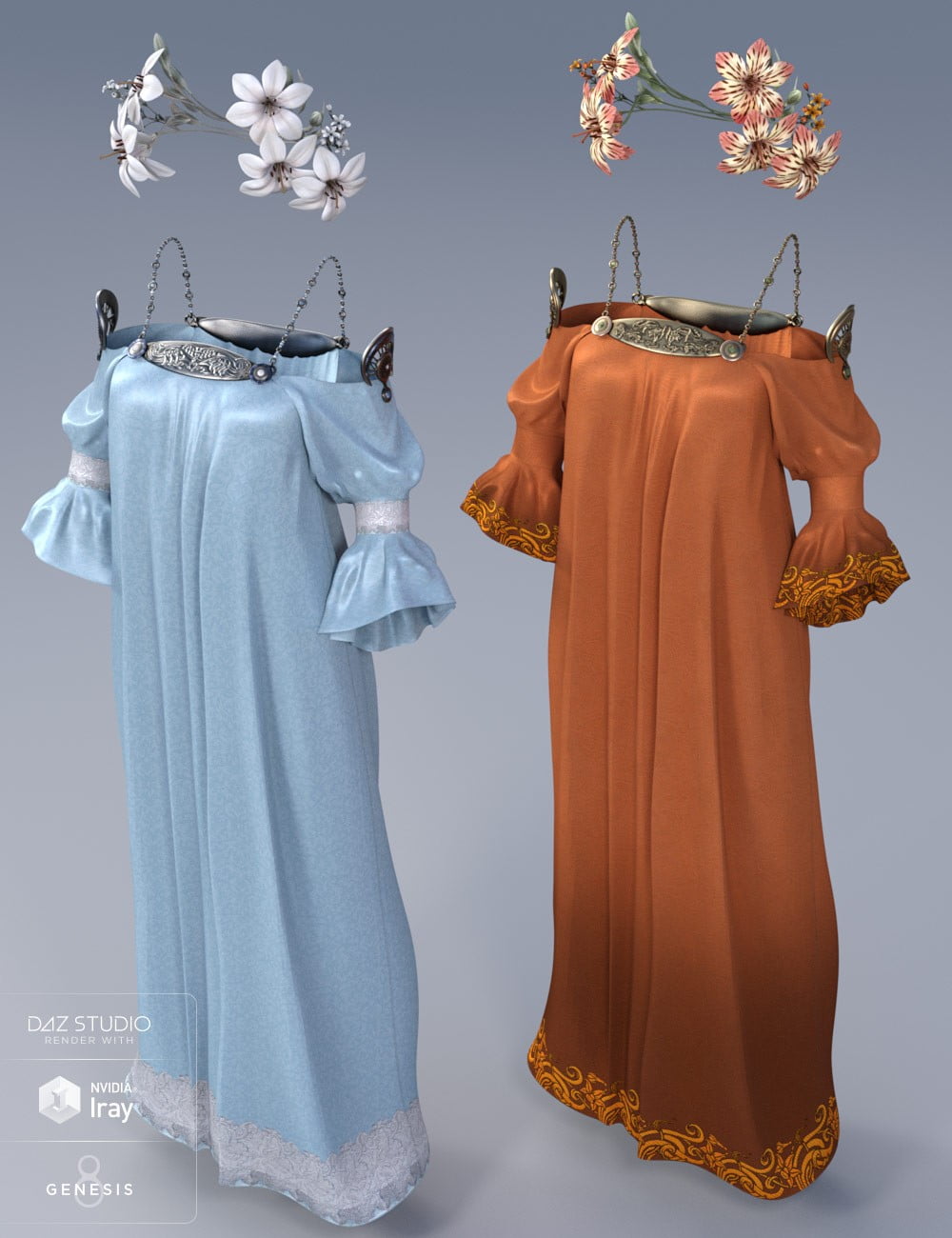 dForce Muse Dress Textures