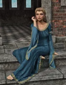dForce Camilla Medieval Gown for Genesis 8 Female(s)