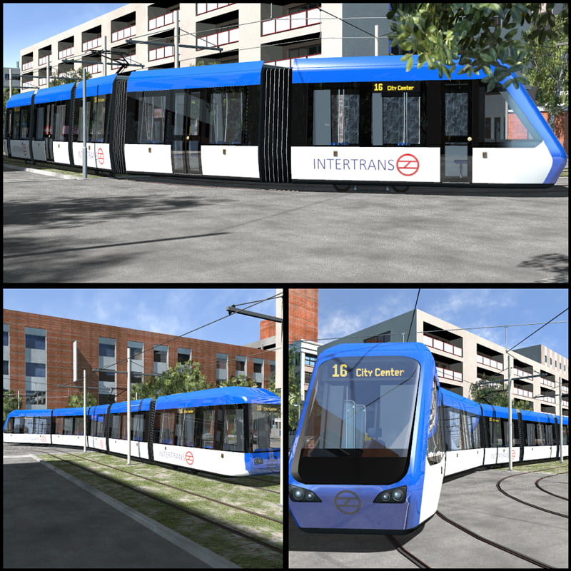 Modern City Tram