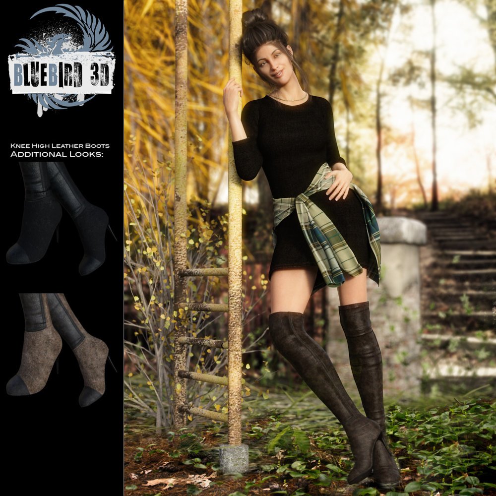 Knee High Leather Boots for G8F