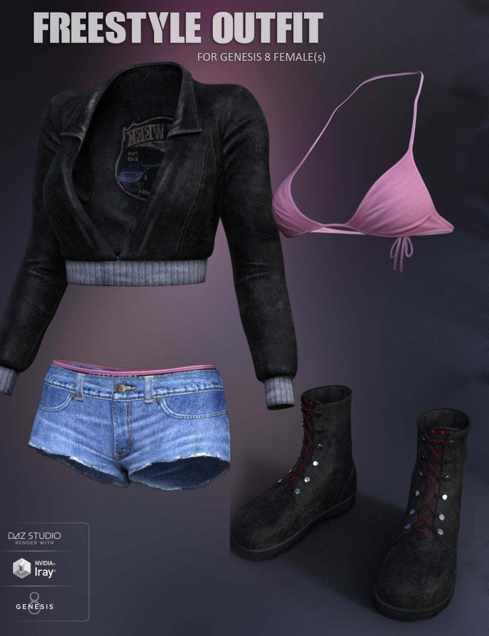 Freestyle Outfit for Genesis 8 Females