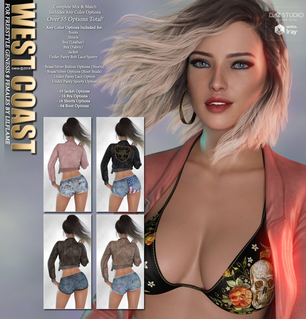 West Coast for Freestyle Genesis 8 Female