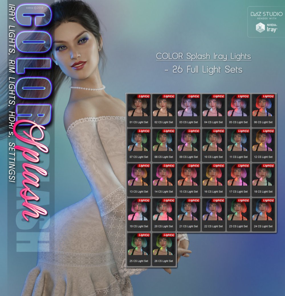 SVs COLOR Splash Iray Lights