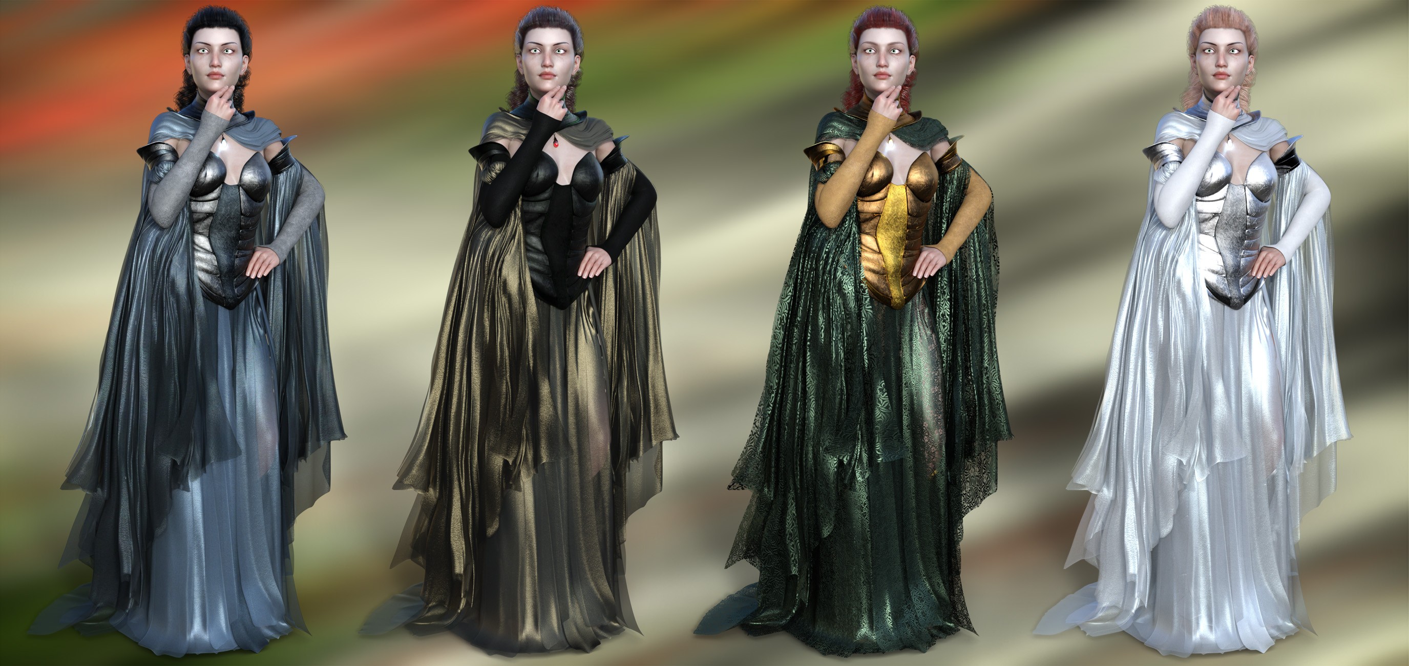 dForce The Striga Ensemble for Genesis 3 and 8 Female(s)