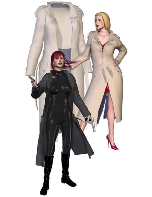 Victoria & Stephanie’s Morphing Trenchcoat