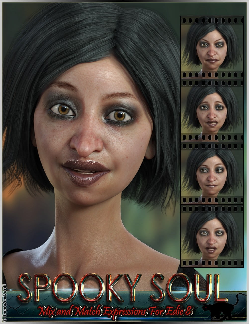 Spooky Soul Mix and Match Expressions for Edie 8 and Genesis 8 Female