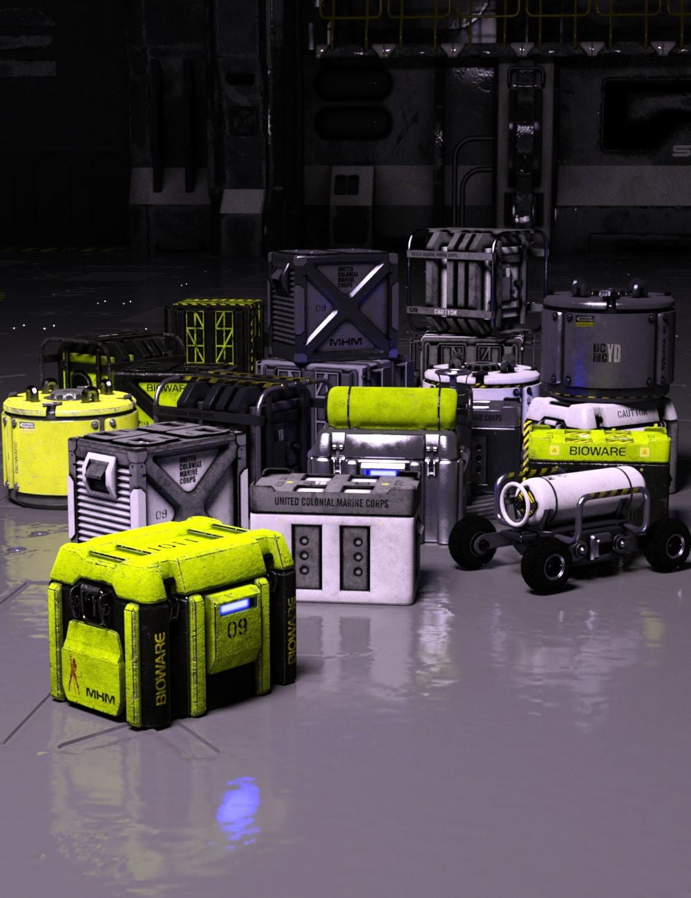 SciFi Crates and Containers Vol 2