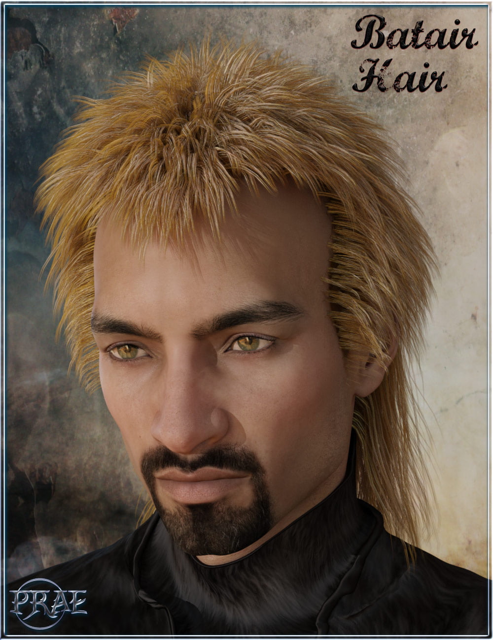 Prae-Batair Hair For Daz