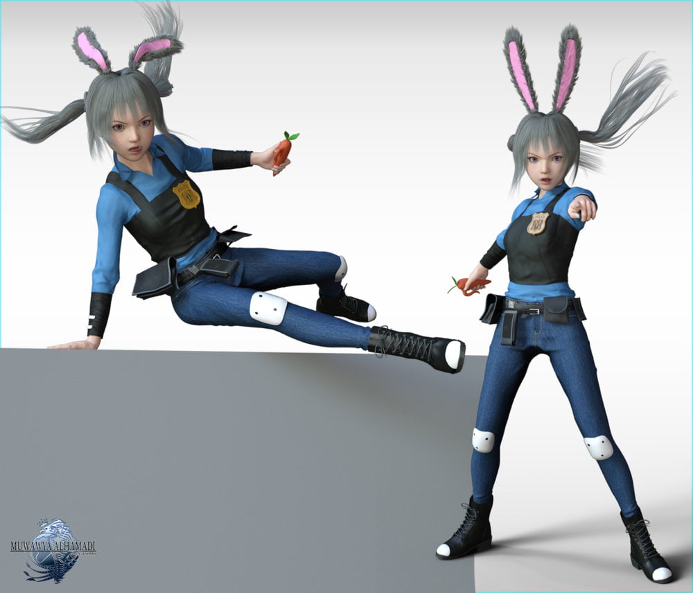 Fantasy-Anime-Outfit 4 _ Yoko clothes_ for G3F G8F