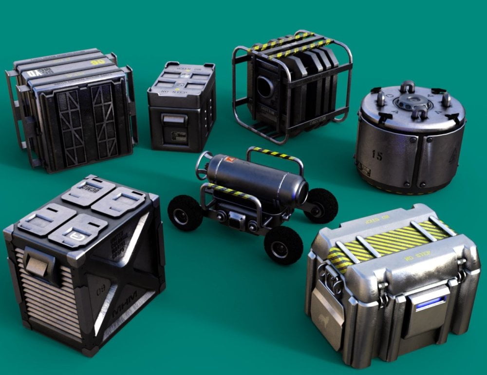 SciFi Crates and Containers Vol 2