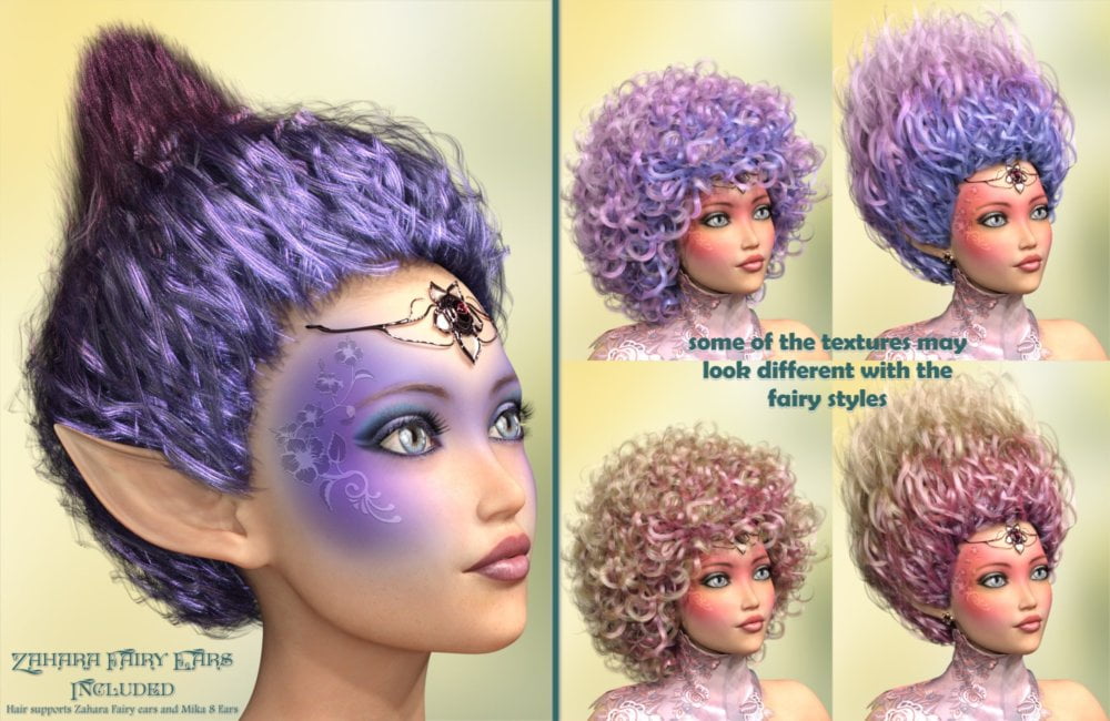 Zahara Hair 2 Fairy Expansion Megapack