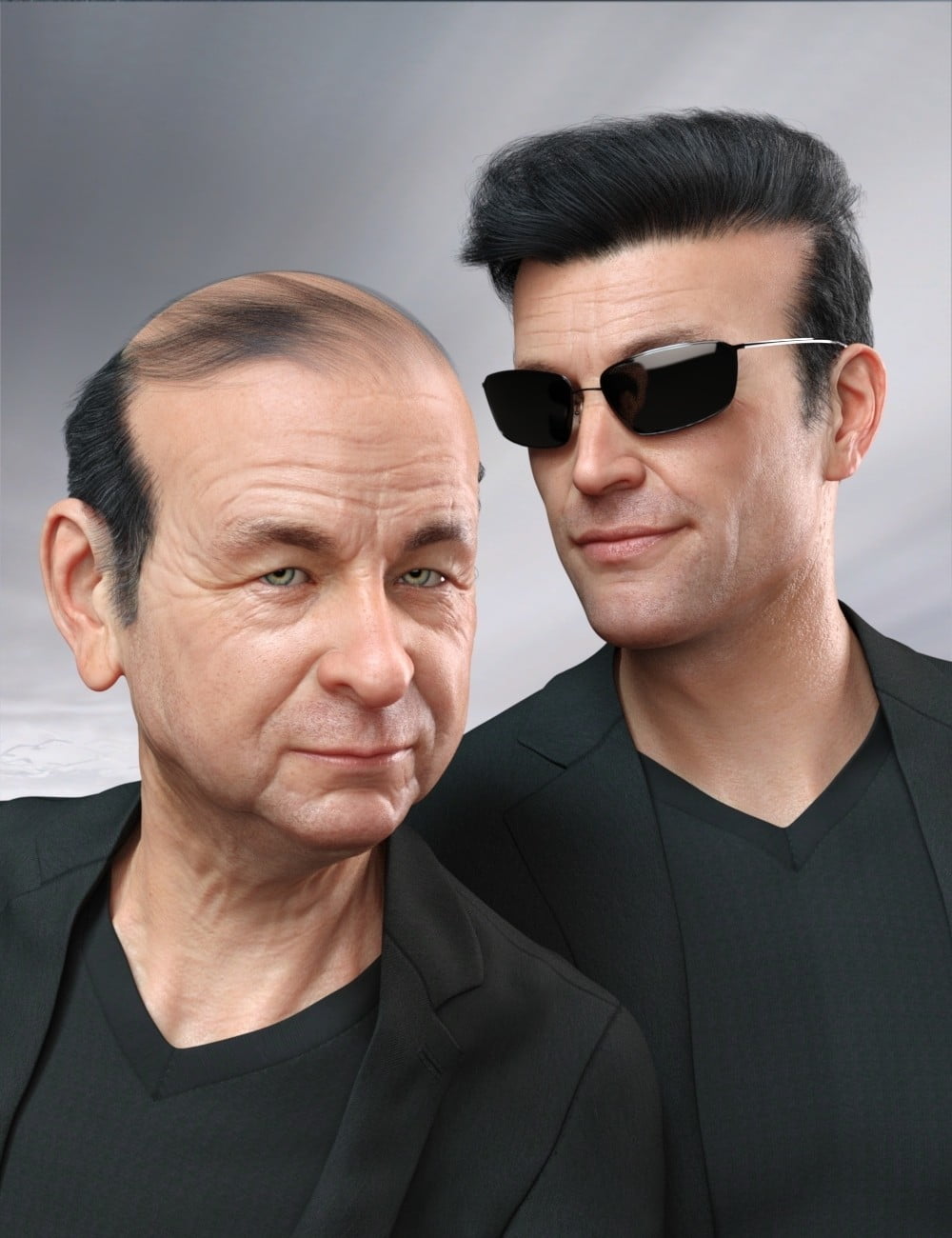 Vintage Male Hair for Genesis 3 and 8 Male(s)