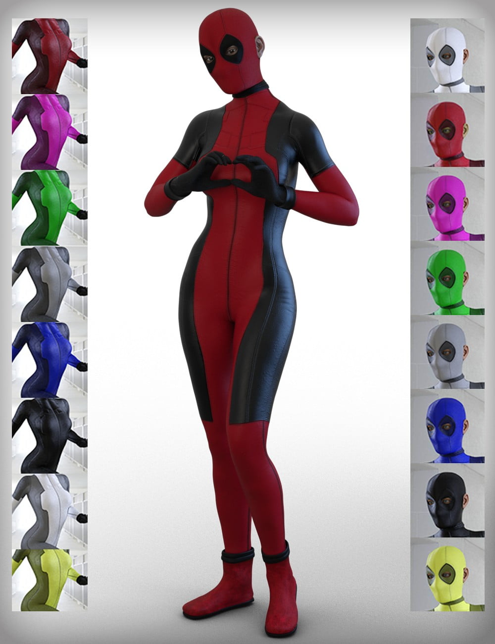 X-Fashion Antihero Outfit for Genesis 3 Female(s)