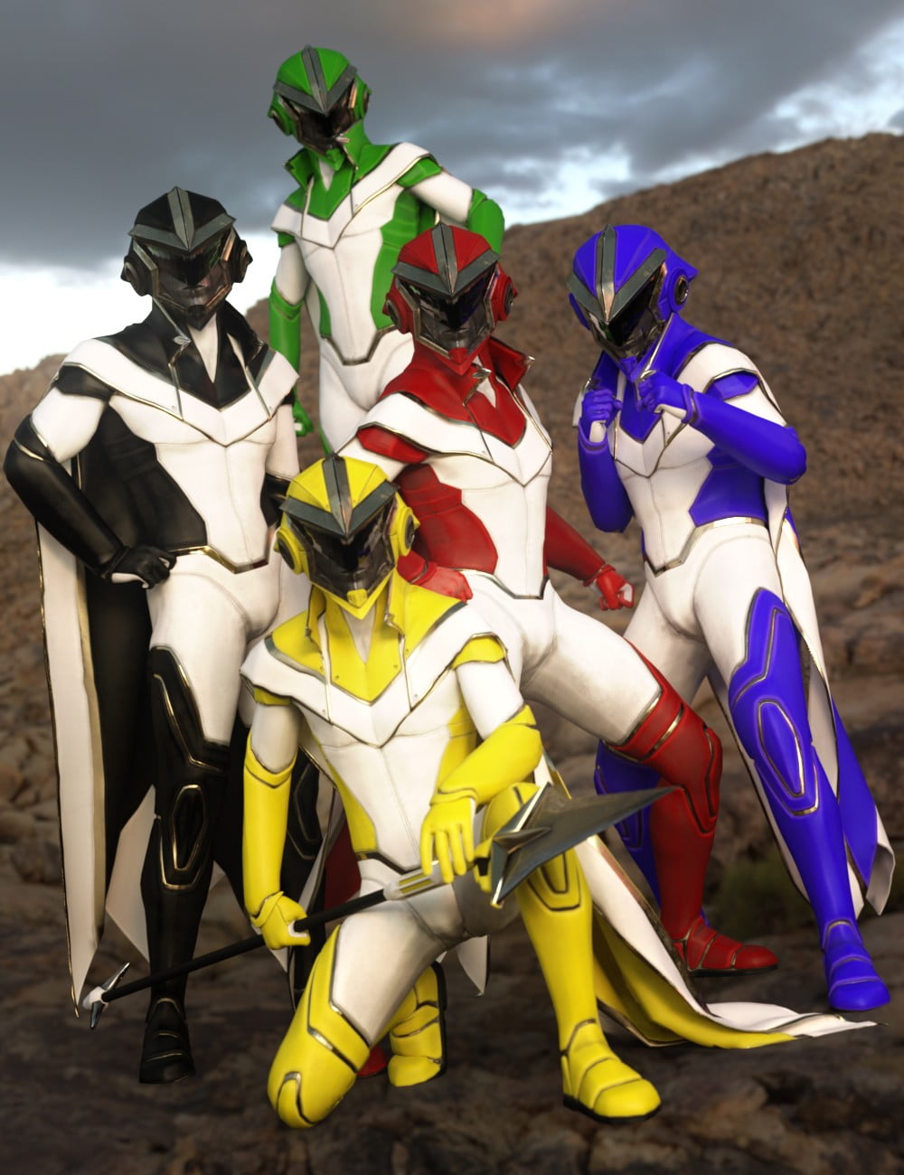 Regal Star Lance Outfit for Genesis 8 Male(s)