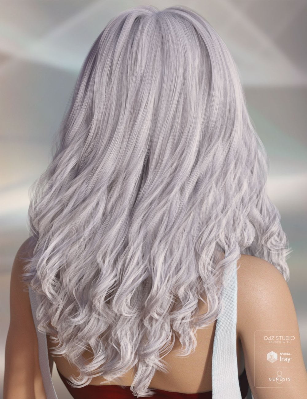 Delphi Hair for Genesis 3 & 8 Female(s)