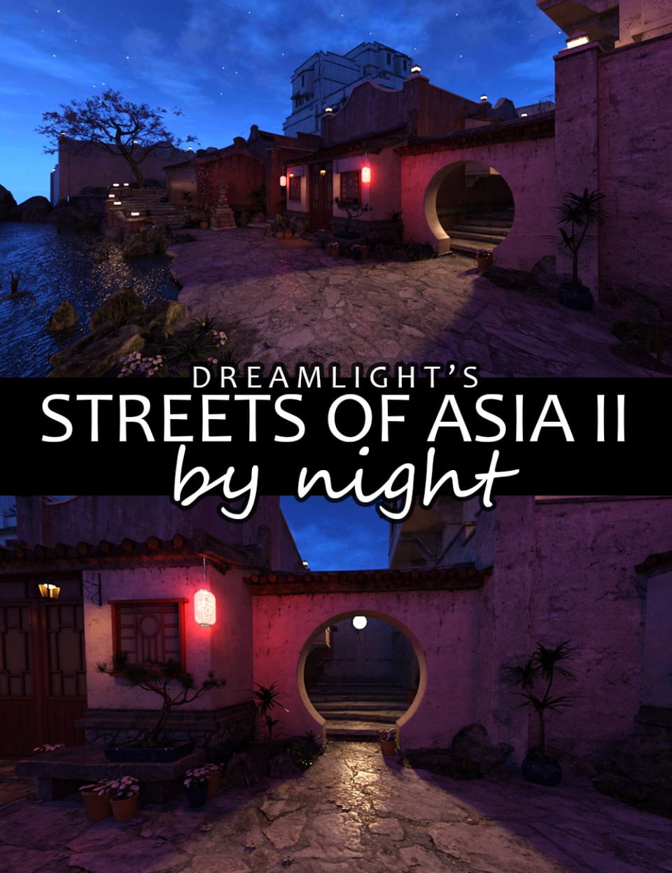 Iray DS Lights - Streets Of Asia 2 By Night