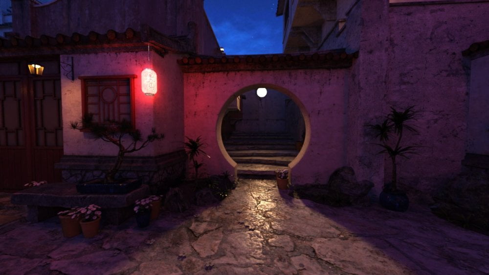 Iray DS Lights - Streets Of Asia 2 By Night