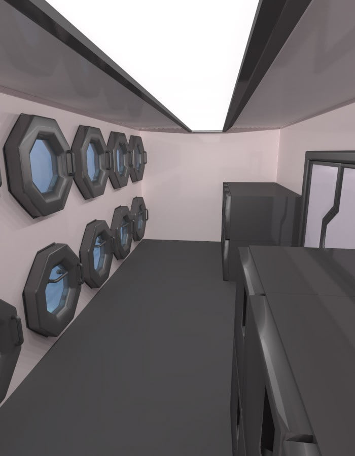 Lunar Science Station: Sleep Tubes