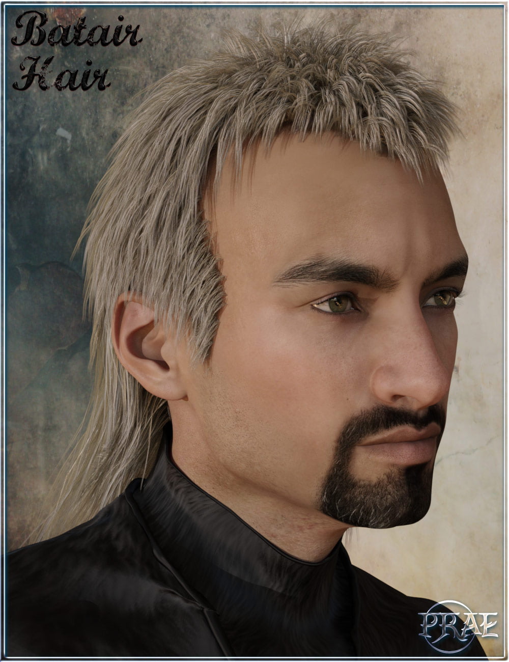 Prae-Batair Hair For Daz