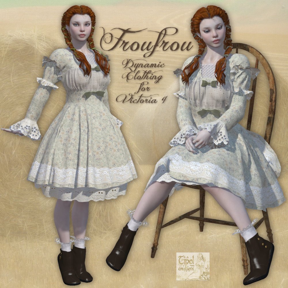 Froufrou_Dynamic Clothing for Victoria 4