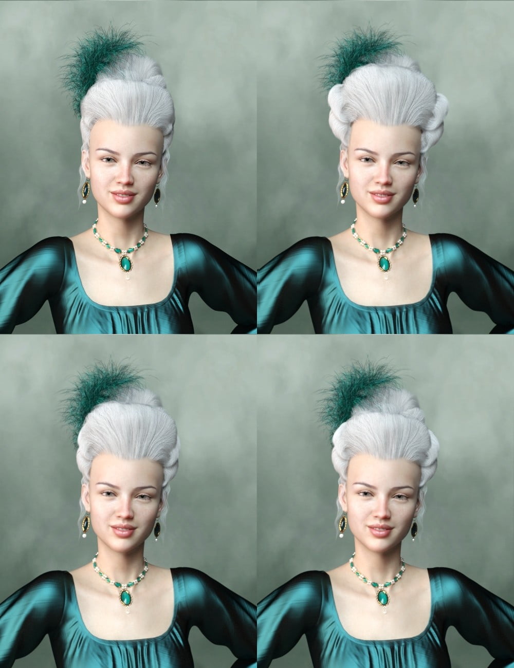 Historical Hair for Genesis 8 and 3 Female(s)