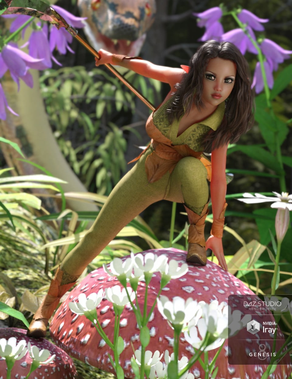 Fantasy Adventure Outfit for Genesis 8 Female(s)