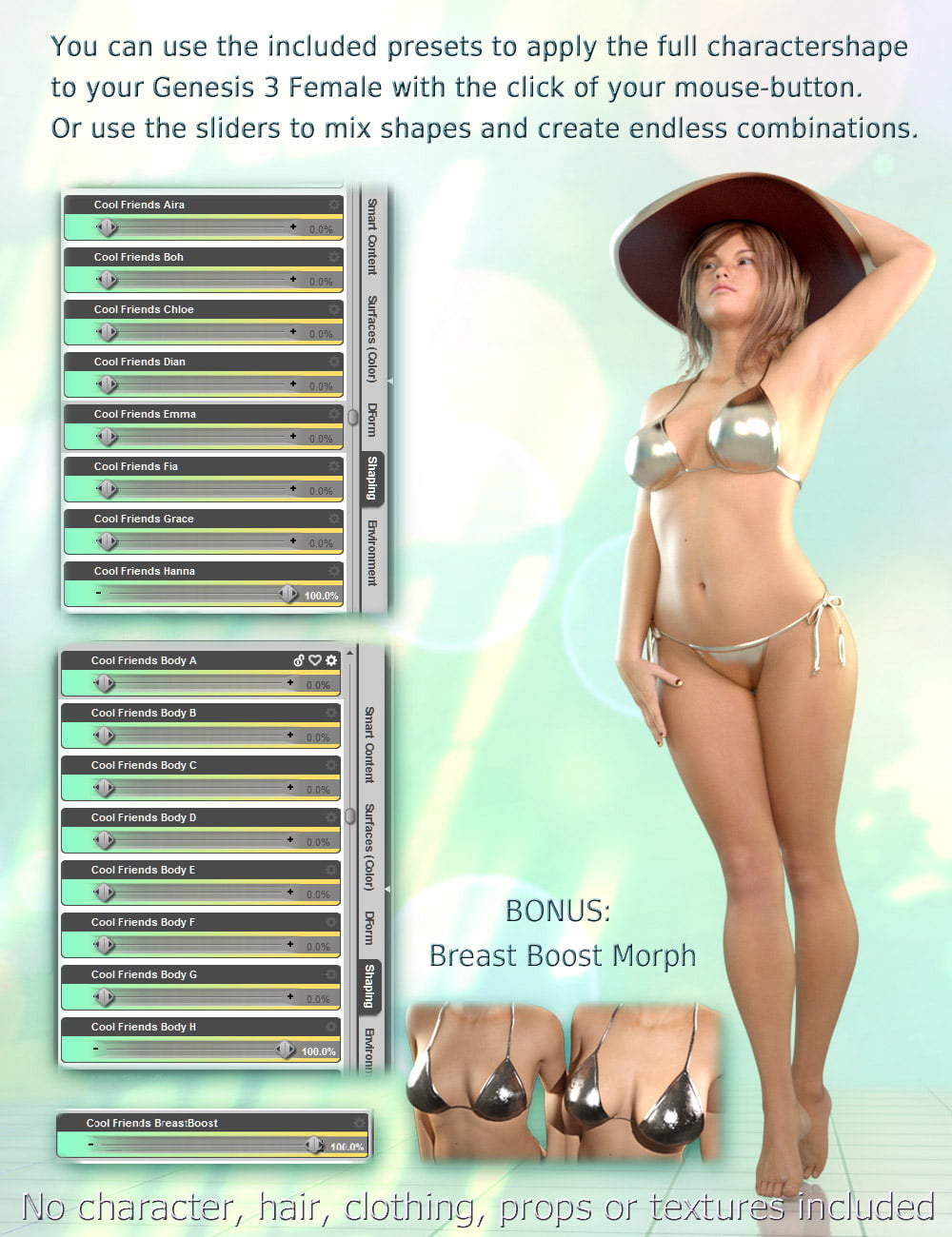 COOL FRIENDS for Genesis 3 Female(s)