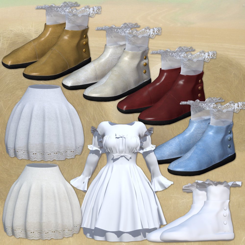 Froufrou_Dynamic Clothing for Victoria 4