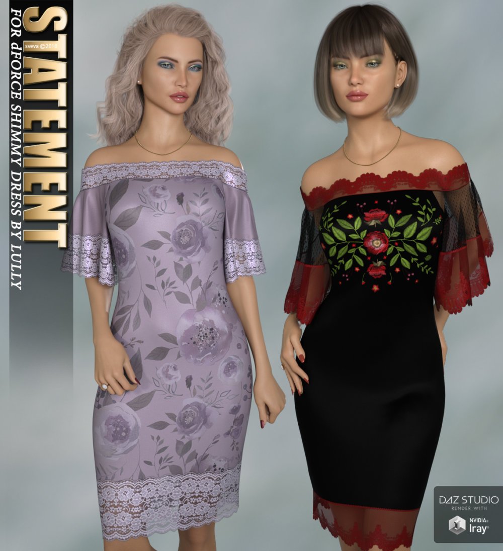 Statement dForce Shimmy Dress