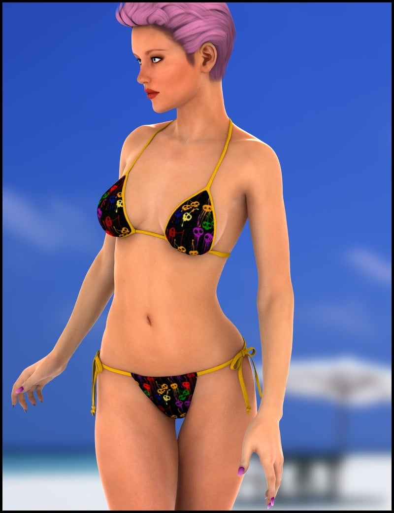 WT6 V6 String Bikini Textures