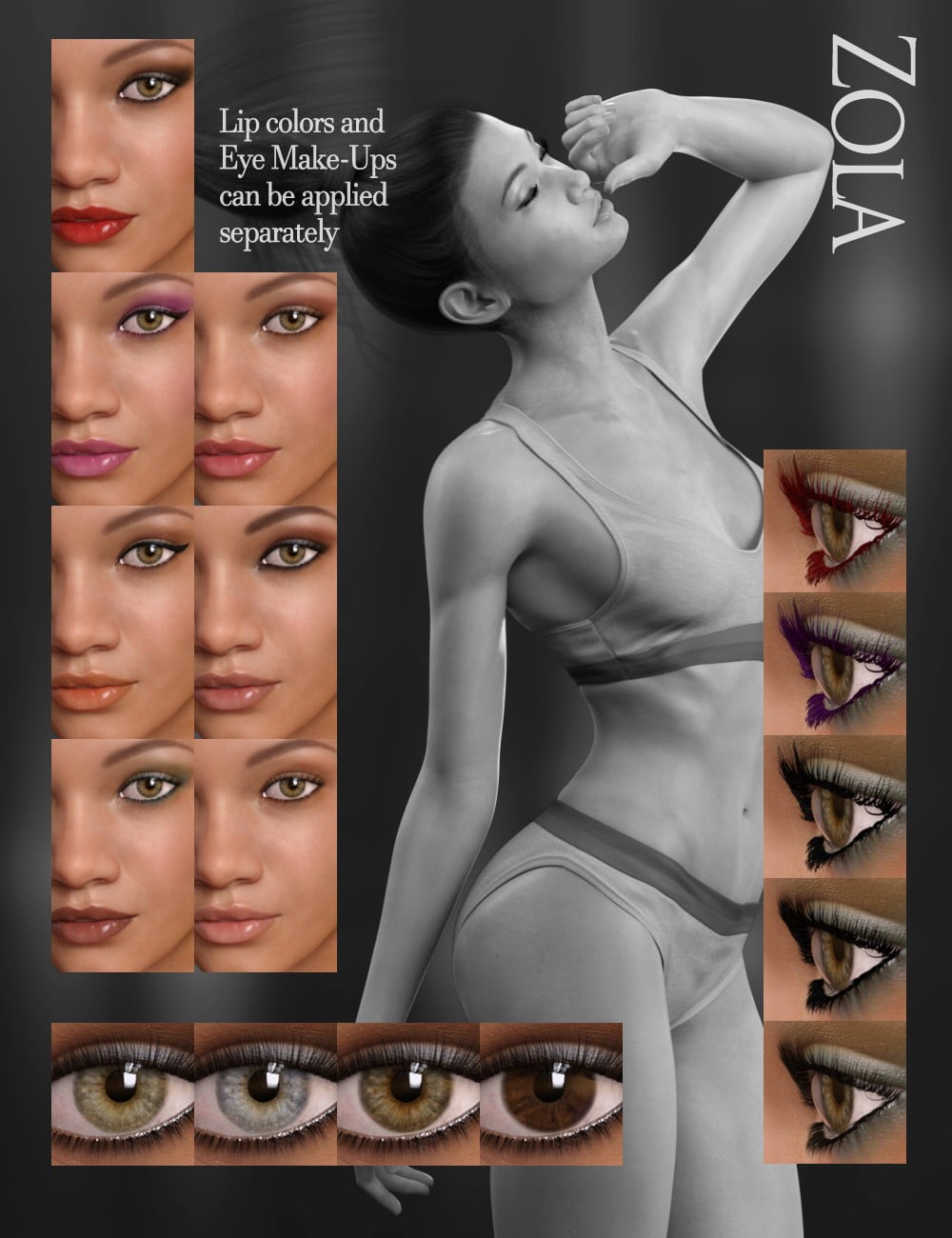 Zola HD for Genesis 8 Female